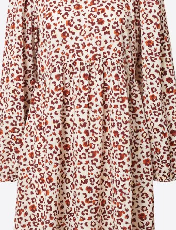Rochie scurta Pieces, animal print