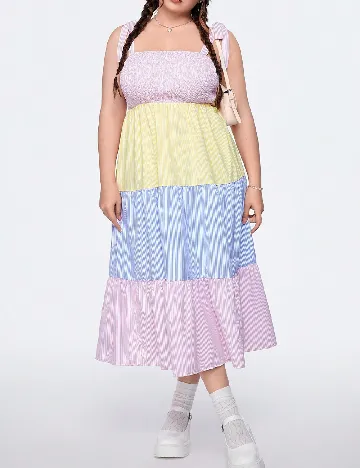 Rochie lunga SHEIN CURVE, mix culori Mix culori
