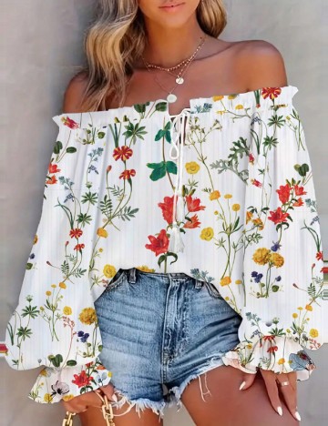 Bluza SHEIN, alb