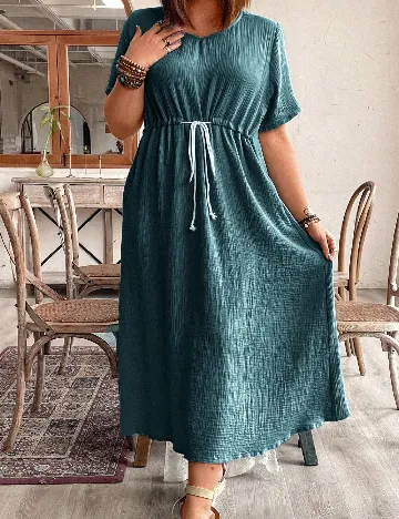 Rochie lunga SHEIN CURVE, albastru Albastru