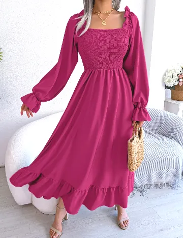 Rochie lunga SHEIN, roz Roz