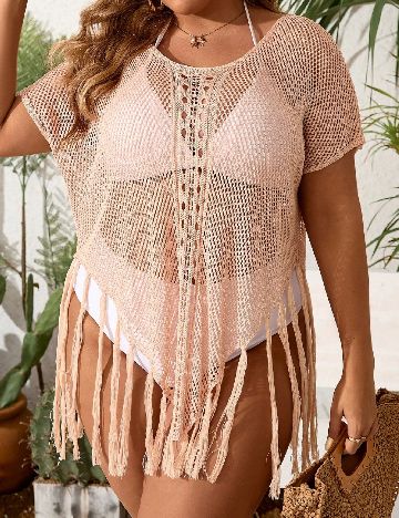 Kimono SHEIN CURVE, piersica