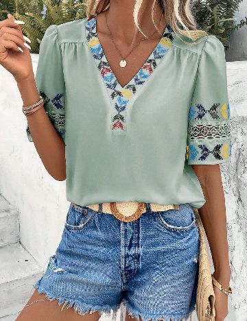 Bluza SHEIN, verde