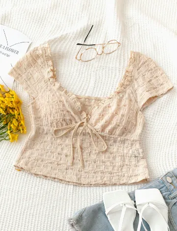 Top SHEIN, crem Crem