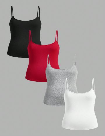 Set Maiouri 4 bucati SHEIN CURVE, mix culori