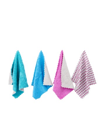Set lavete 4 bucati Zd Trading, mix culori