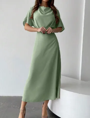 Rochie medie SHEIN, verde Verde