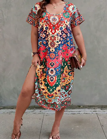 Rochie medie SHEIN CURVE, mix culori Mix culori