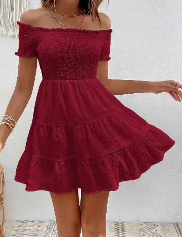 Rochie scurta SHEIN, rosu Rosu