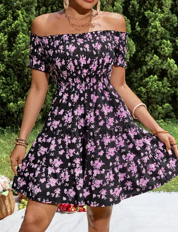 Rochie scurta SHEIN, negru Negru