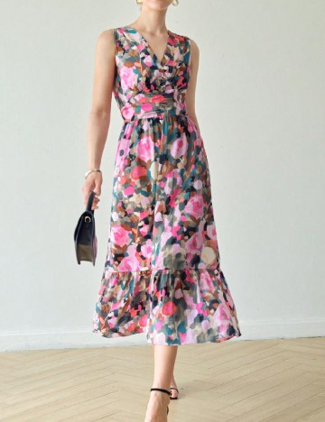 Rochie medie MOTF, mix culori