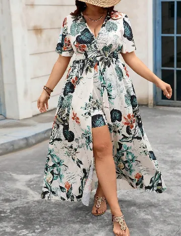 Salopeta SHEIN CURVE, mix culori Mix culori