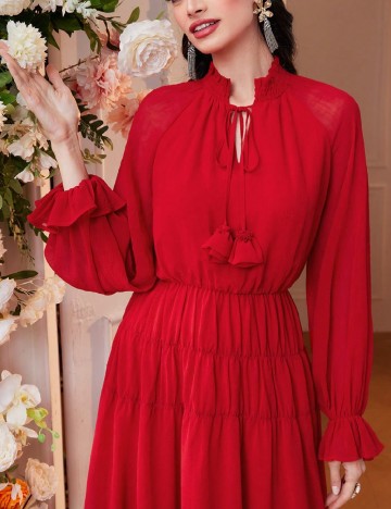 Rochie lunga SHEIN, rosu