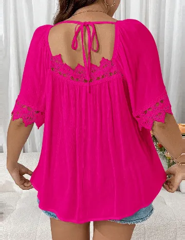 Bluza SHEIN CURVE, roz Roz