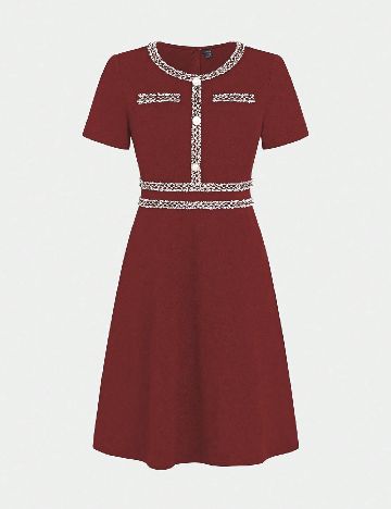 Rochie medie SHEIN, rosu