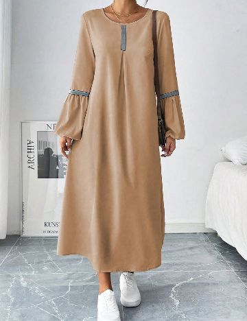 Rochie medie SHEIN, maro