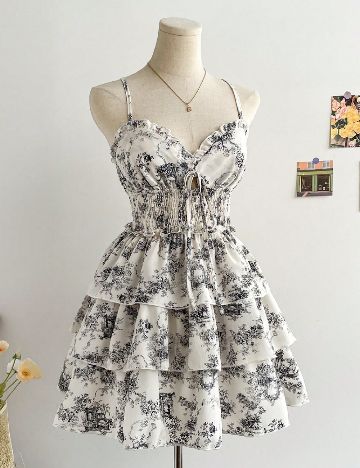Rochie scurta SHEIN, ecru