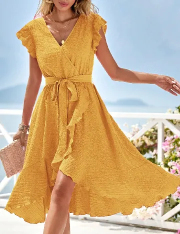 Rochie medie SHEIN, galben Galben