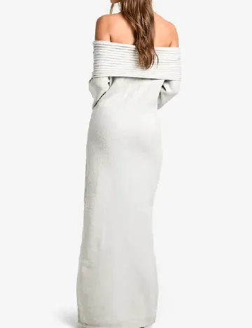 Rochie lunga Boohoo, gri Gri