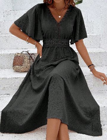 Rochie medie SHEIN, negru