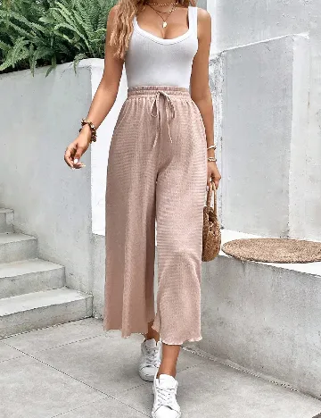 Pantaloni SHEIN, maro Maro