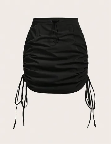 Fusta SHEIN CURVE, negru Negru