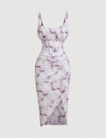 Rochie medie SHEIN, alb