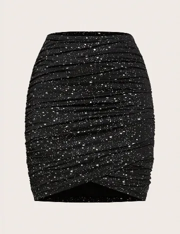 Fusta SHEIN, negru Negru