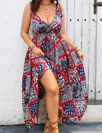 Rochie lunga SHEIN CURVE, mix culori Mix culori