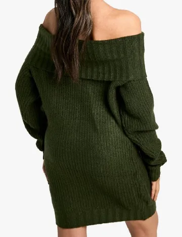 Rochie scurta Boohoo, verde Verde
