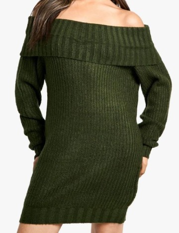 Rochie scurta Boohoo, verde