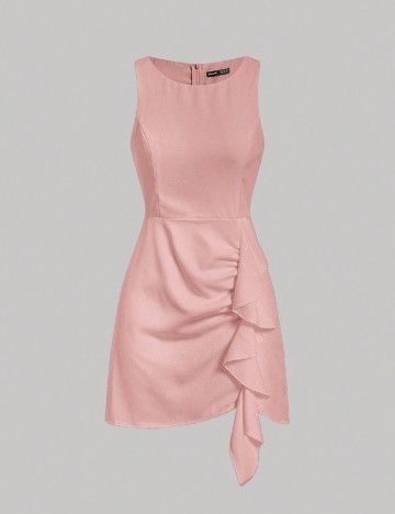 Rochie scurta SHEIN, roz