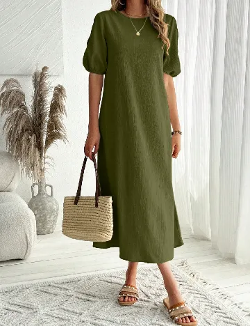 Rochie medie SHEIN, verde Verde