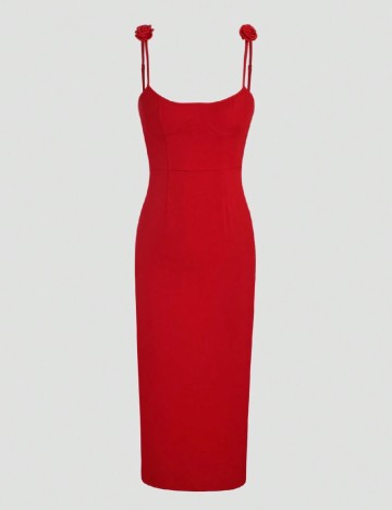 Rochie medie SHEIN, rosu