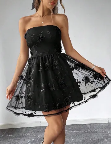 Rochie scurta SHEIN, negru Negru