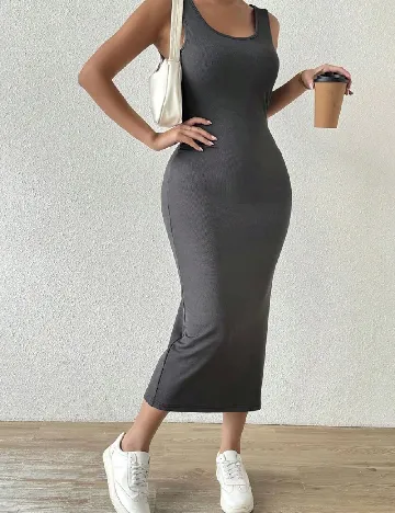 Rochie medie SHEIN, gri Gri