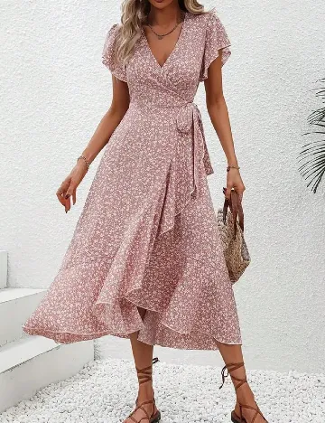Rochie medie SHEIN, floral print Floral print