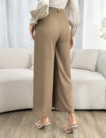 Pantaloni SHEIN, crem Crem