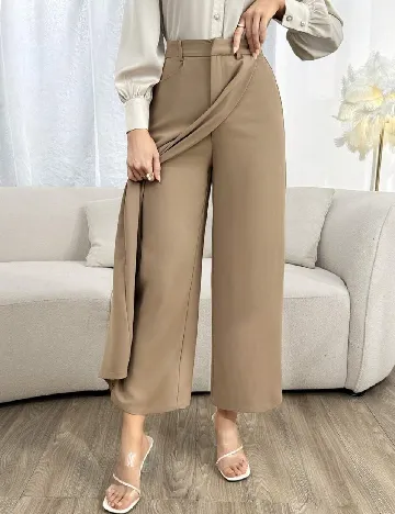 Pantaloni SHEIN, crem Crem
