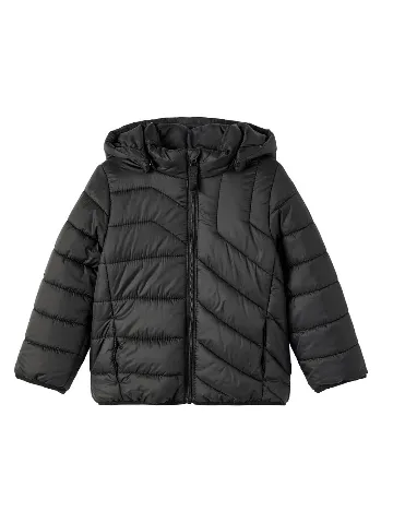 Geaca Name It, negru Negru