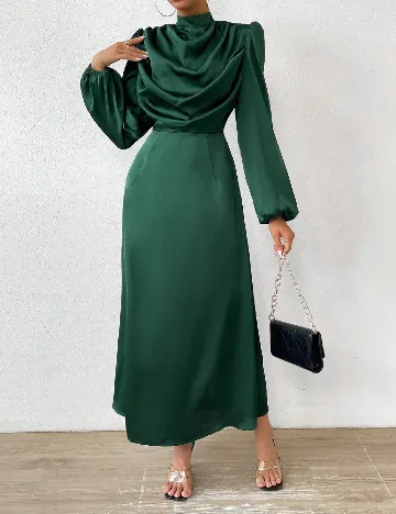 Rochie lunga SHEIN, verde Verde