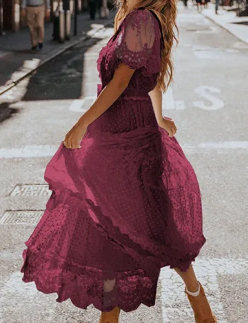 Rochie lunga SHEIN, visiniu Rosu