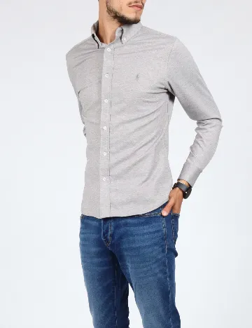 Camasa Polo Ralph Lauren, gri Gri