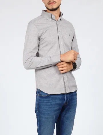 Camasa Polo Ralph Lauren, gri Gri