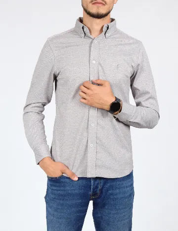 Camasa Polo Ralph Lauren, gri Gri