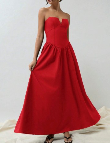 Rochie lunga SHEIN, rosu