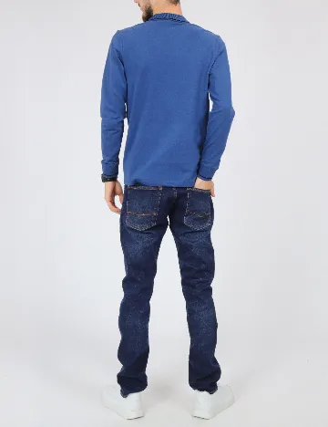 Bluza Armani Exchange, albastru Albastru