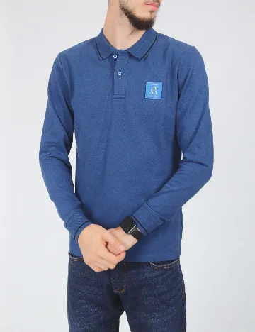 Bluza Armani Exchange, albastru Albastru