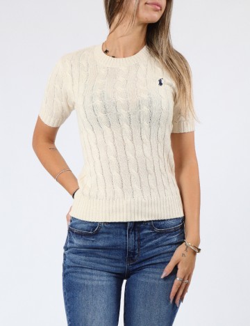 Bluza Polo Ralph Lauren, ecru