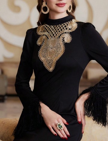 Rochie lunga SHEIN, negru